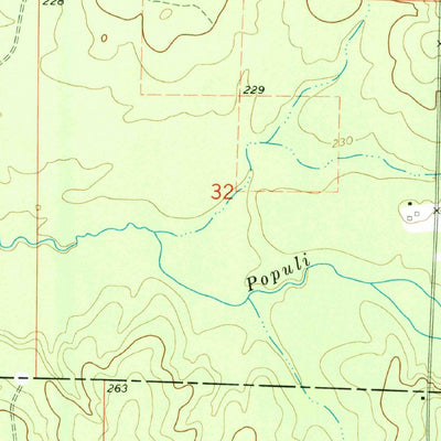 United States Geological Survey Hopeville, AR (1973, 24000-Scale) digital map
