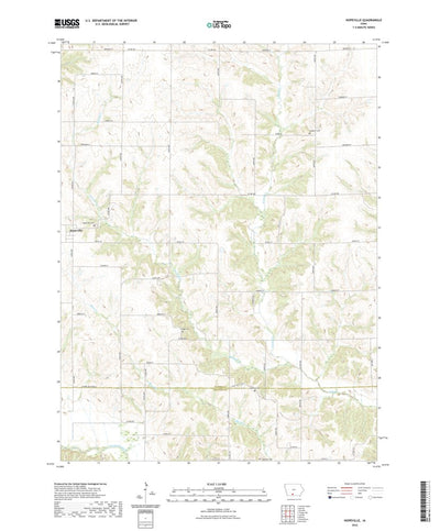 United States Geological Survey Hopeville, IA (2022, 24000-Scale) digital map