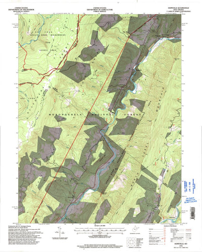 United States Geological Survey Hopeville, WV (1995, 24000-Scale) digital map