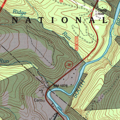 United States Geological Survey Hopeville, WV (1995, 24000-Scale) digital map