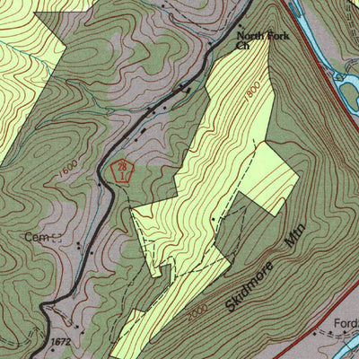 United States Geological Survey Hopeville, WV (1995, 24000-Scale) digital map