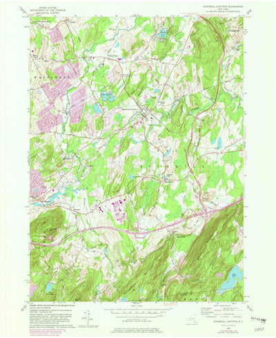 United States Geological Survey Hopewell Junction, NY (1981, 24000-Scale) digital map