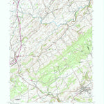 United States Geological Survey Hopewell, NJ (1954, 24000-Scale) digital map