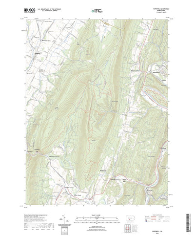 United States Geological Survey Hopewell, PA (2023, 24000-Scale) digital map