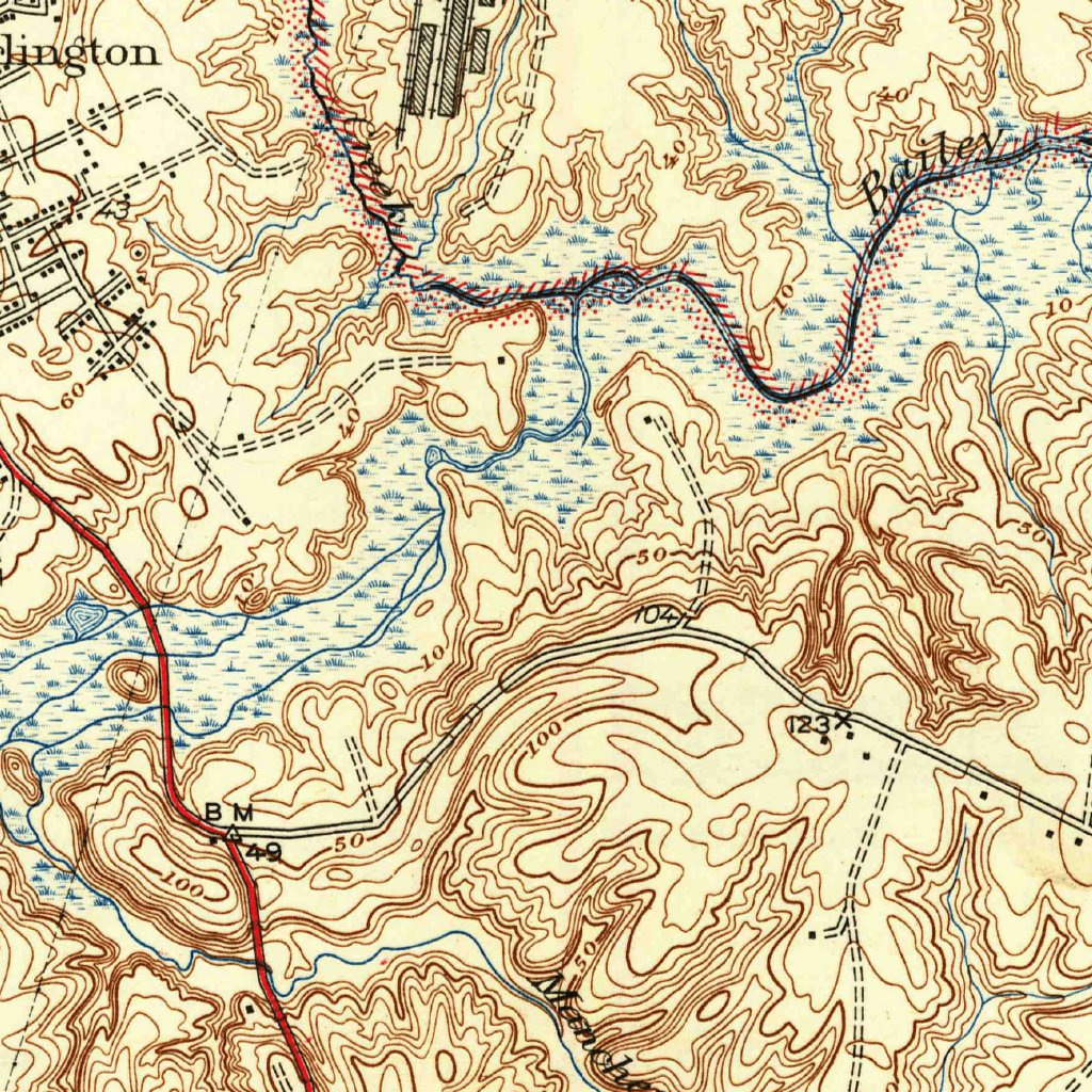 Hopewell, VA (1943, 31680-Scale) Map by United States Geological Survey ...