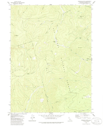 United States Geological Survey Hopkins Butte, CA (1979, 24000-Scale) digital map
