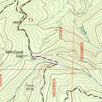 United States Geological Survey Hopkins Butte, CA (1997, 24000-Scale) digital map