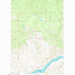United States Geological Survey Hopkins Canyon, WA (1989, 24000-Scale) digital map