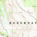 United States Geological Survey Hopkins Canyon, WA (1989, 24000-Scale) digital map