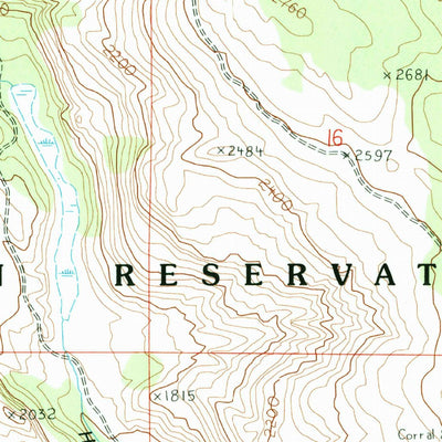 United States Geological Survey Hopkins Canyon, WA (1989, 24000-Scale) digital map