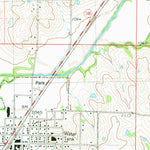 United States Geological Survey Hopkins, MO-IA (1980, 24000-Scale) digital map