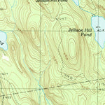 United States Geological Survey Hopkins Pond, ME (1988, 24000-Scale) digital map