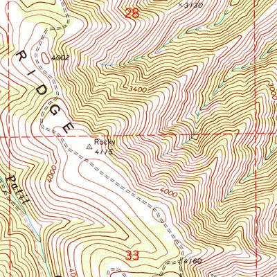 United States Geological Survey Hopkins Ridge, WA (1967, 24000-Scale) digital map