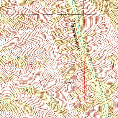United States Geological Survey Hopkins Ridge, WA (1967, 24000-Scale) digital map