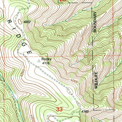 United States Geological Survey Hopkins Ridge, WA (1995, 24000-Scale) digital map