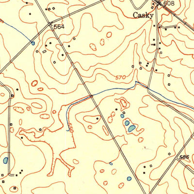 United States Geological Survey Hopkinsville, KY (1951, 24000-Scale) digital map