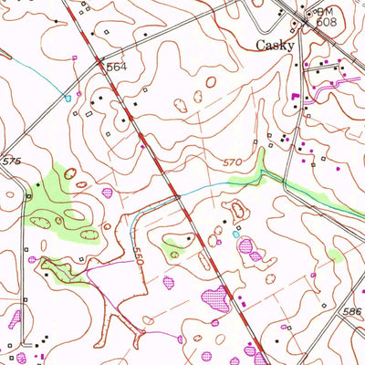 United States Geological Survey Hopkinsville, KY (1956, 24000-Scale) digital map