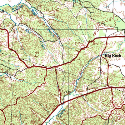 United States Geological Survey Hopkinsville, KY-TN (1980, 100000-Scale) digital map