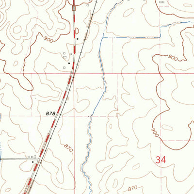 United States Geological Survey Hopkinton East, IA (1966, 24000-Scale) digital map