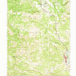 United States Geological Survey Hopland, CA (1960, 62500-Scale) digital map
