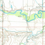 United States Geological Survey Hopley Creek South, MT (1986, 24000-Scale) digital map
