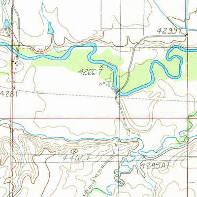 United States Geological Survey Hopley Creek South, MT (1986, 24000-Scale) digital map