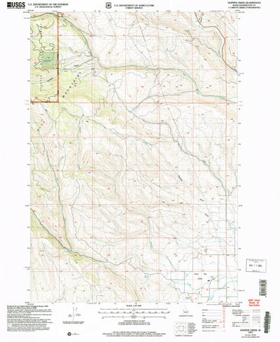 United States Geological Survey Hopper Creek, ID (2004, 24000-Scale) digital map