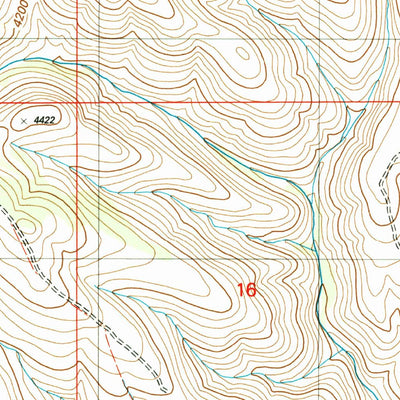 United States Geological Survey Hopper Creek, ID (2004, 24000-Scale) digital map