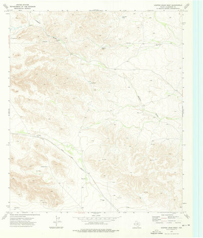 United States Geological Survey Hopper Draw West, TX (1973, 24000-Scale) digital map
