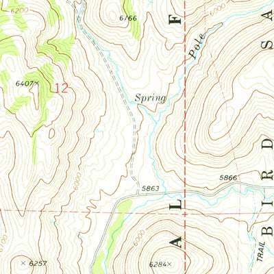 United States Geological Survey Hopper Gulch, ID (1978, 24000-Scale) digital map