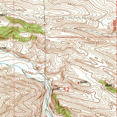 United States Geological Survey Hoppers, MT (2000, 24000-Scale) digital map