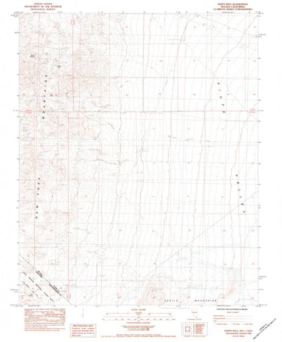 United States Geological Survey Hopps Well, NV-CA (1984, 24000-Scale) digital map