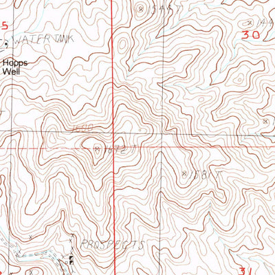 United States Geological Survey Hopps Well, NV-CA (1984, 24000-Scale) digital map