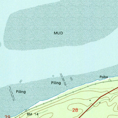 United States Geological Survey Hoquiam, WA (1957, 24000-Scale) digital map