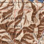 United States Geological Survey Hoquiam, WA-OR (1957, 250000-Scale) digital map