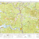 United States Geological Survey Hoquiam, WA-OR (1958, 250000-Scale) digital map