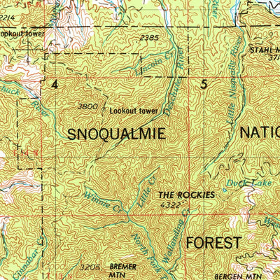 United States Geological Survey Hoquiam, WA-OR (1958, 250000-Scale) digital map