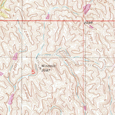 United States Geological Survey Horace, NE (1954, 24000-Scale) digital map