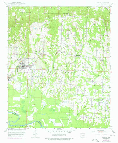 United States Geological Survey Horatio, AR (1951, 24000-Scale) digital map