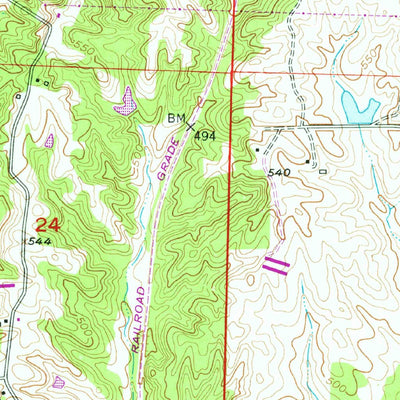 United States Geological Survey Horatio, AR (1951, 24000-Scale) digital map