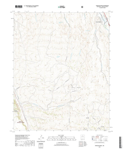 United States Geological Survey Horcado Ranch, NM (2020, 24000-Scale) digital map