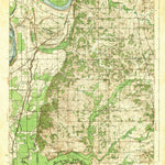 United States Geological Survey Horn Lake, MS-TN-AR (1935, 62500-Scale) digital map