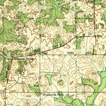 United States Geological Survey Horn Lake, MS-TN-AR (1935, 62500-Scale) digital map