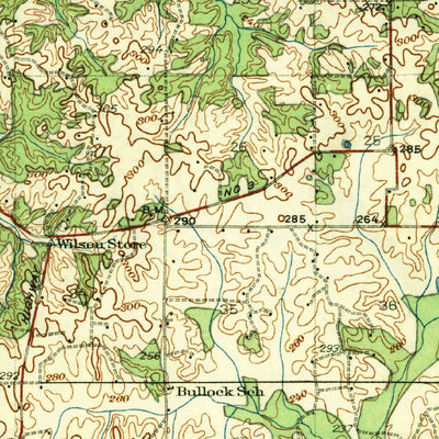 United States Geological Survey Horn Lake, MS-TN-AR (1935, 62500-Scale) digital map