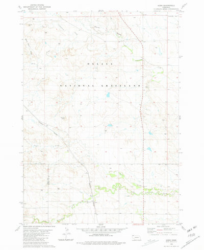 United States Geological Survey Horn, NE (1980, 24000-Scale) digital map