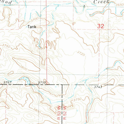 United States Geological Survey Horn, NE (1980, 24000-Scale) digital map