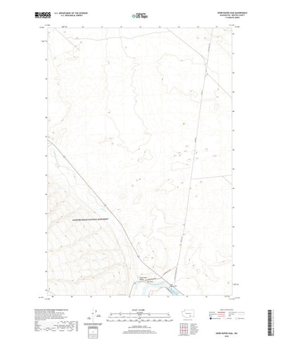 United States Geological Survey Horn Rapids Dam, WA (2020, 24000-Scale) digital map