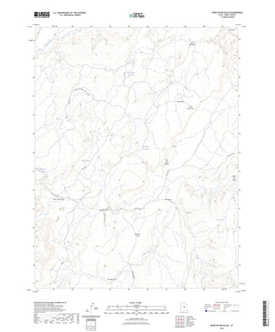 United States Geological Survey Horn Silver Gulch, UT (2023, 24000-Scale) digital map
