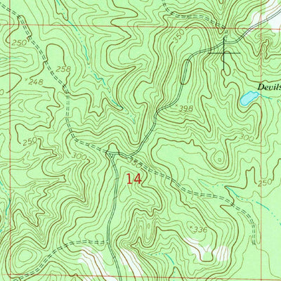 United States Geological Survey Hornbeck, LA (1954, 24000-Scale) digital map