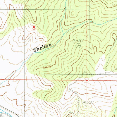 United States Geological Survey Hornbrook, CA (1984, 24000-Scale) digital map